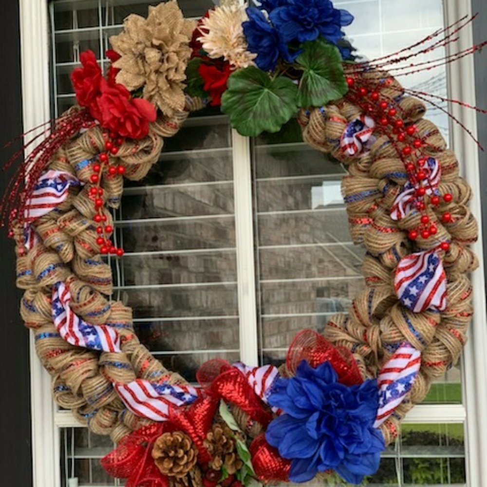 Handcrafted wreath